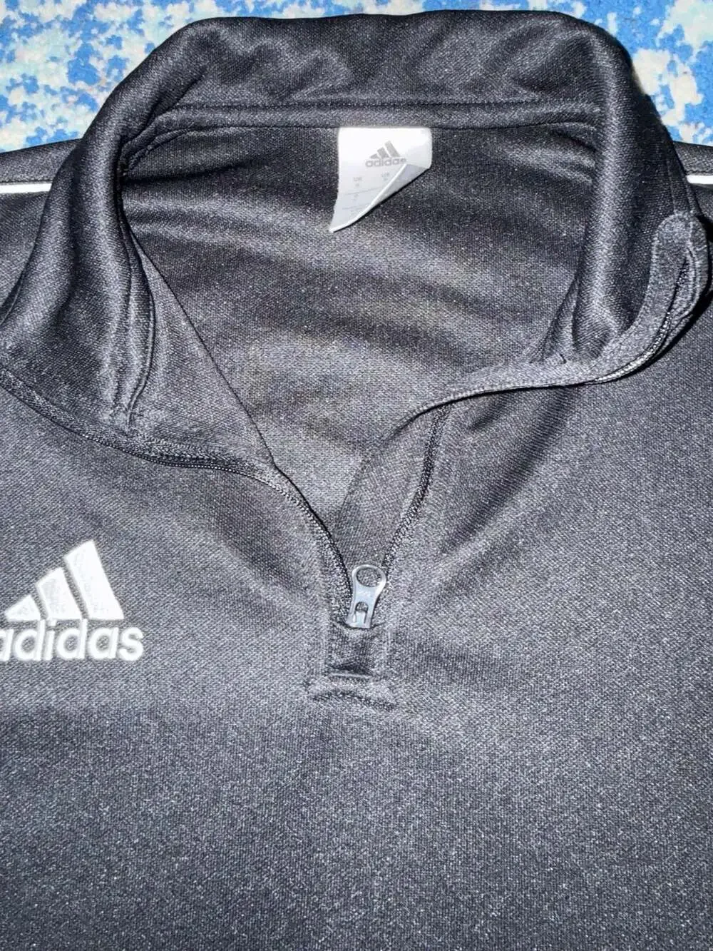 Adidas Climalite Quarter-Zip Pullover Black Size Small